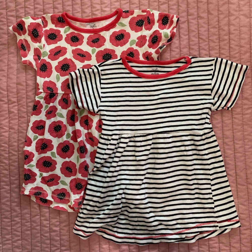 Touched by Nature set of two organic cotton dresses - size 5T